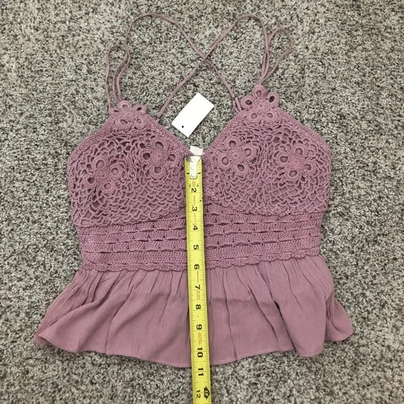 Aero Crochet Baby Doll Tank NWT - Picture 4 of 4